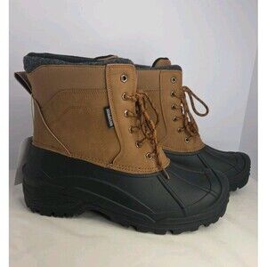 SUEDI Men's 13 Waterproof Warm Winter or Duck/Rain Boots Outdoor Hiking Ski NWOB